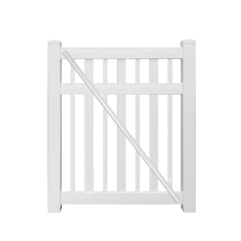 Vinyl Fence Gates Vinyl Fencing The Home Depot