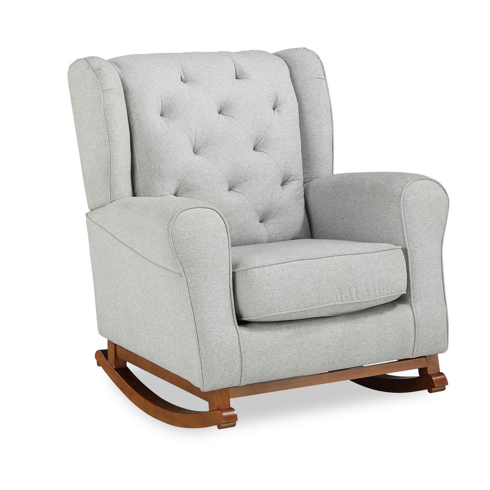 grey baby armchair