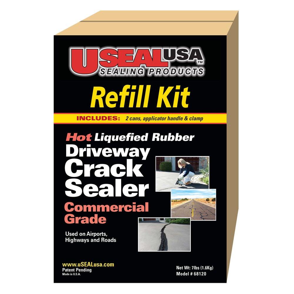 USEAL USA 7 lb. Driveway Crack Sealer and Refill Kit68120 The Home Depot
