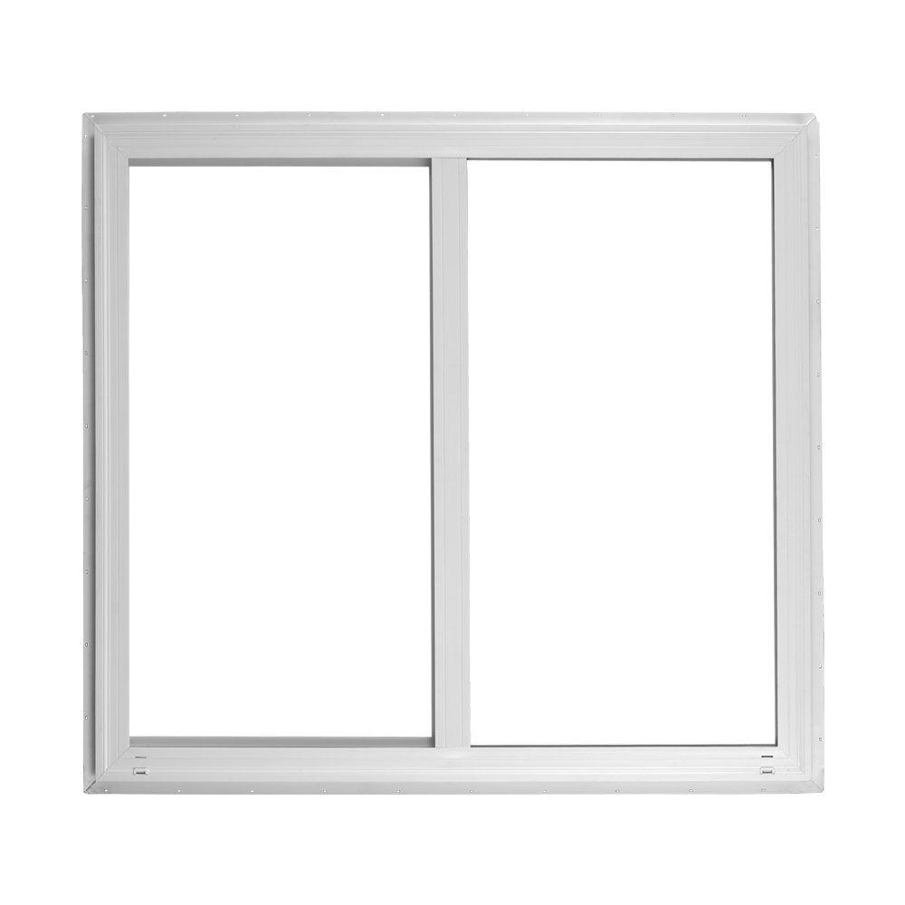 Ply Gem 71.5 in. x 47.5 in. 510 LeftHand Sliding Vinyl Window White