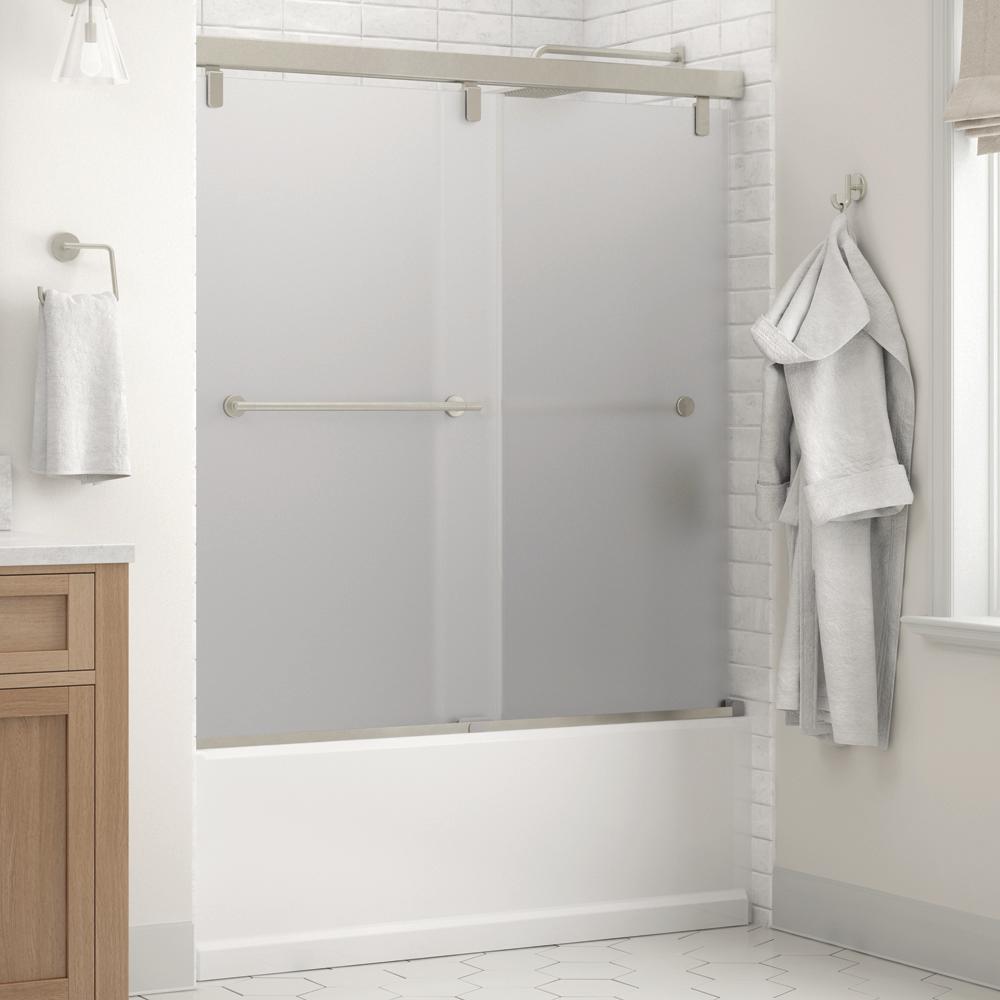 Best Rated Frosted Bathtub Doors Bathtubs The Home Depot