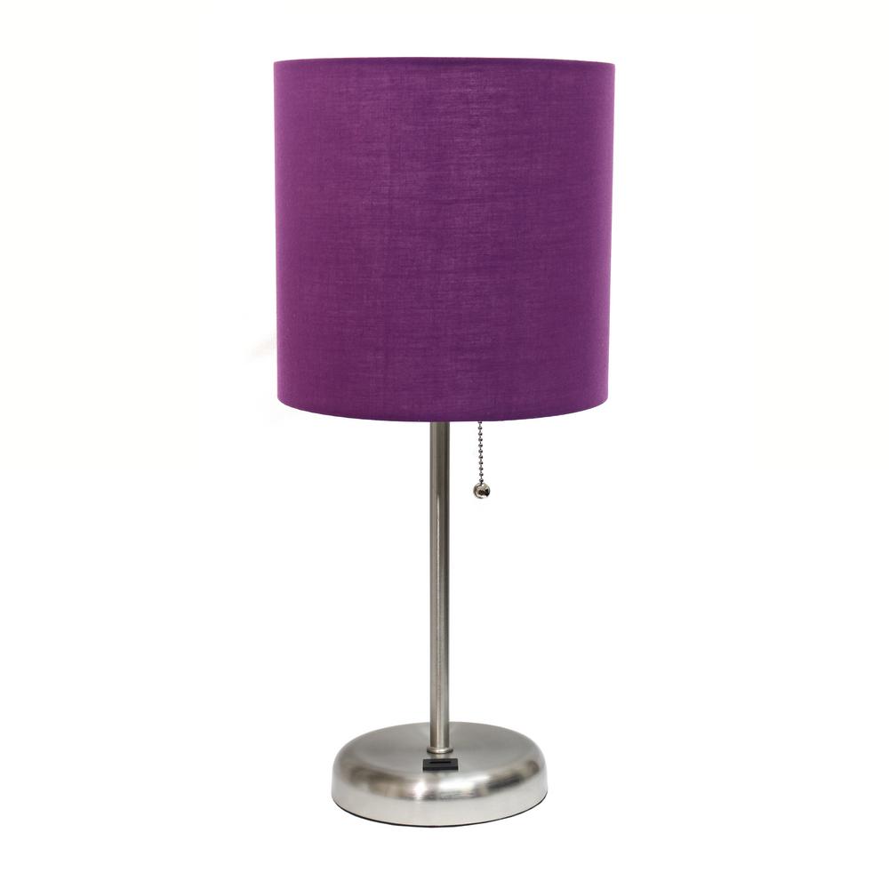 purple table lamps