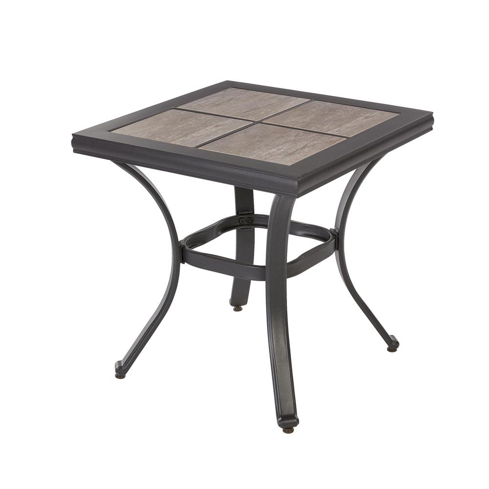Hampton Bay Crestridge Outdoor Side Table Tcs20sn The Home Depot