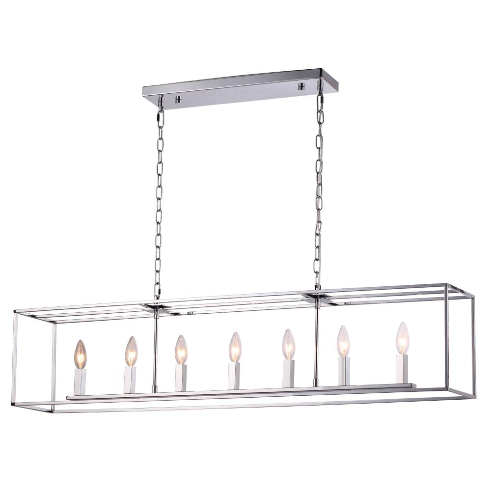 Artcraft Modern Elegance 7 Light Chrome Chandelier Cli Acg004879 Modern Elegance 7 Light Chrome Chandelier
