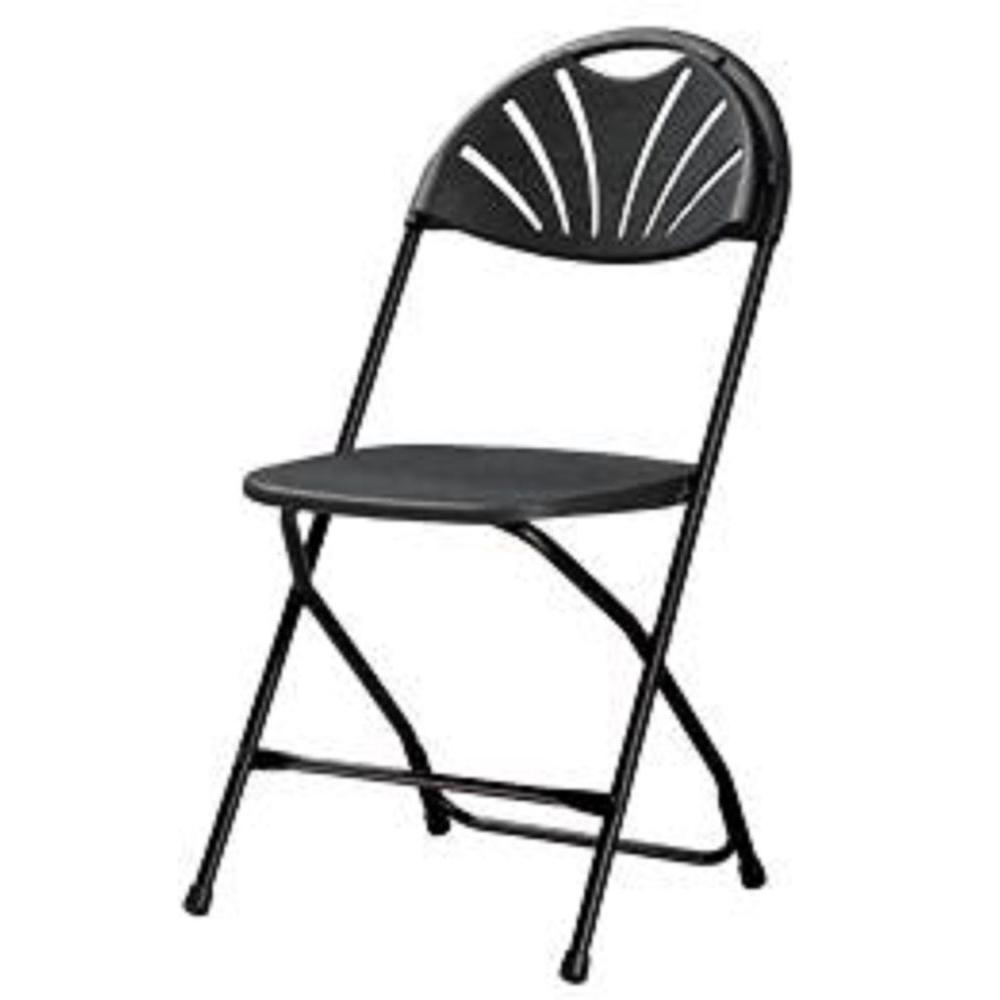 Black Cosco Folding Tables Chairs 60542blk8e 64 145 