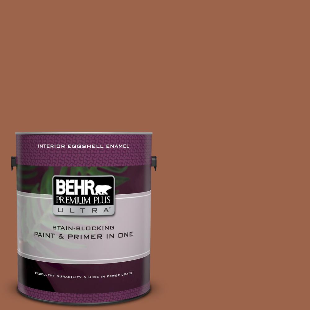 Behr Premium Plus Ultra 1 Gal Ul120 4 Antique Copper Eggshell Ul120 4 Antique Copper Eggshell Enamel Interior