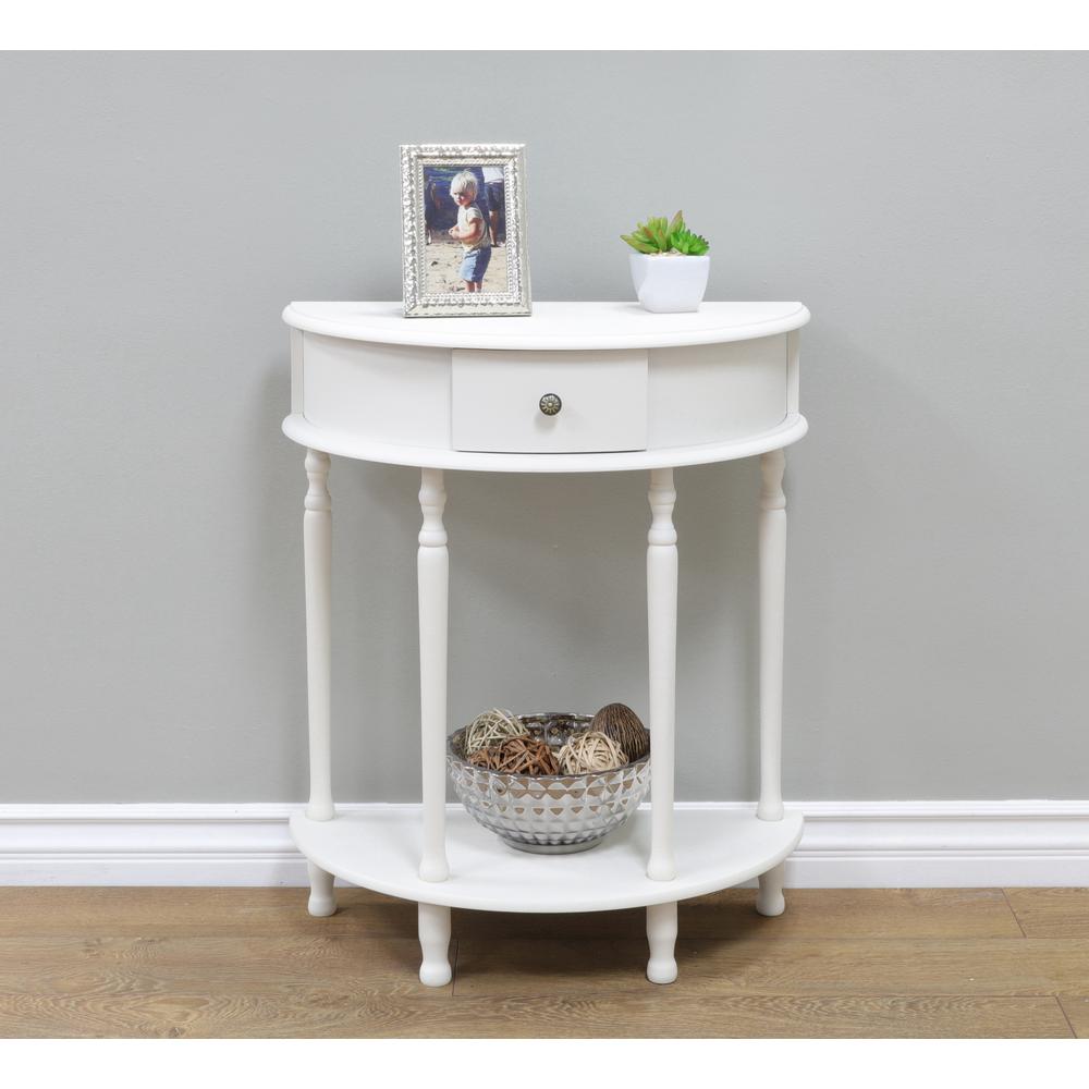 Megahome White End Table Wh112 The Home Depot Megahome White End Table