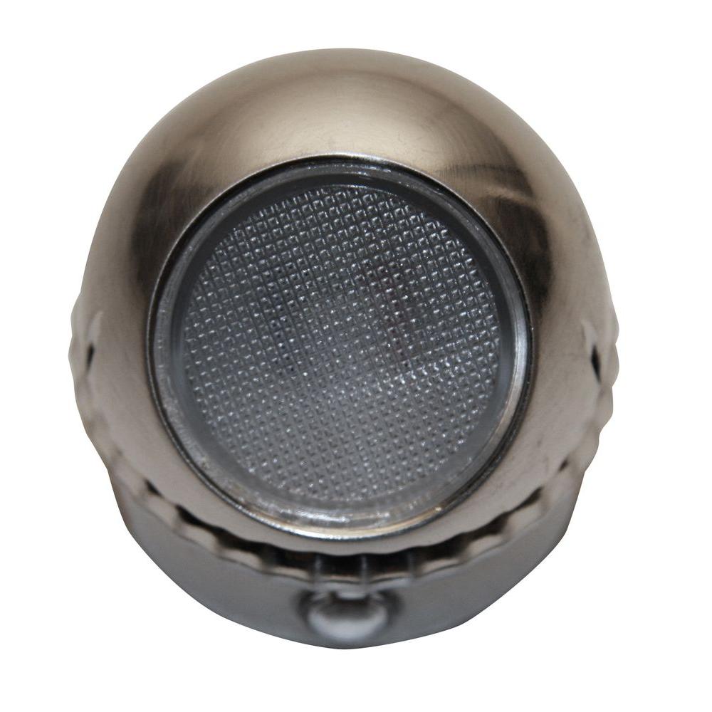 UPC 875638000902 product image for Meridian Nightlights Rotating Spot LED Night Light - Brushed Nickel 10239 | upcitemdb.com