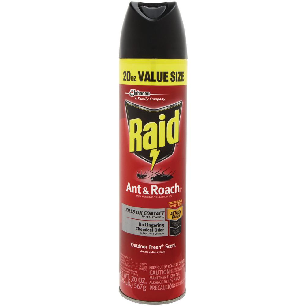 Raid 20 Oz Value Size Outdoor Fresh Scent Ant And Roach 20 Oz Value Size Outdoor Fresh Scent