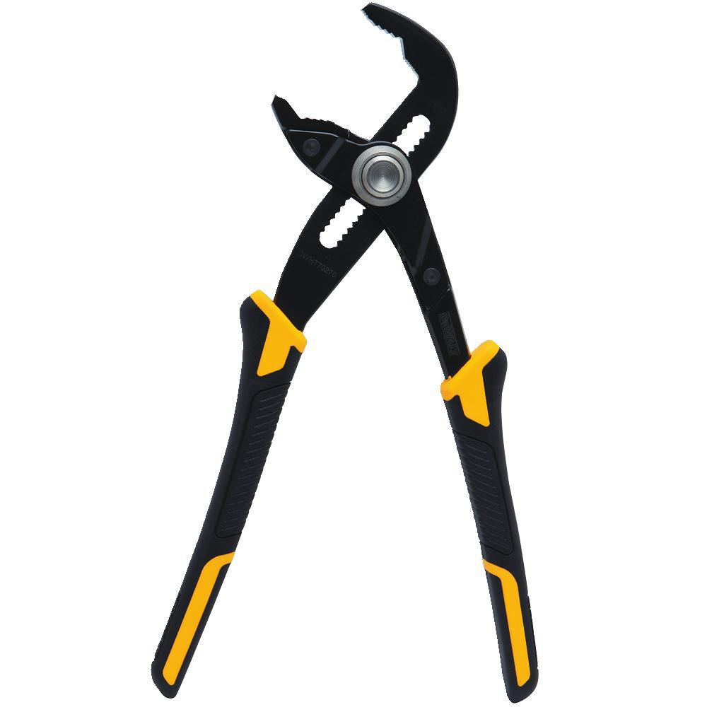 DEWALT Pushlock Pliers 10 in. VJaw Design Multi Purpose Surface Grip