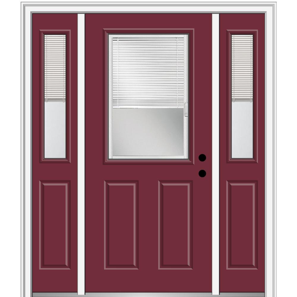 Wood Burgundy Doors Windows The Home Depot