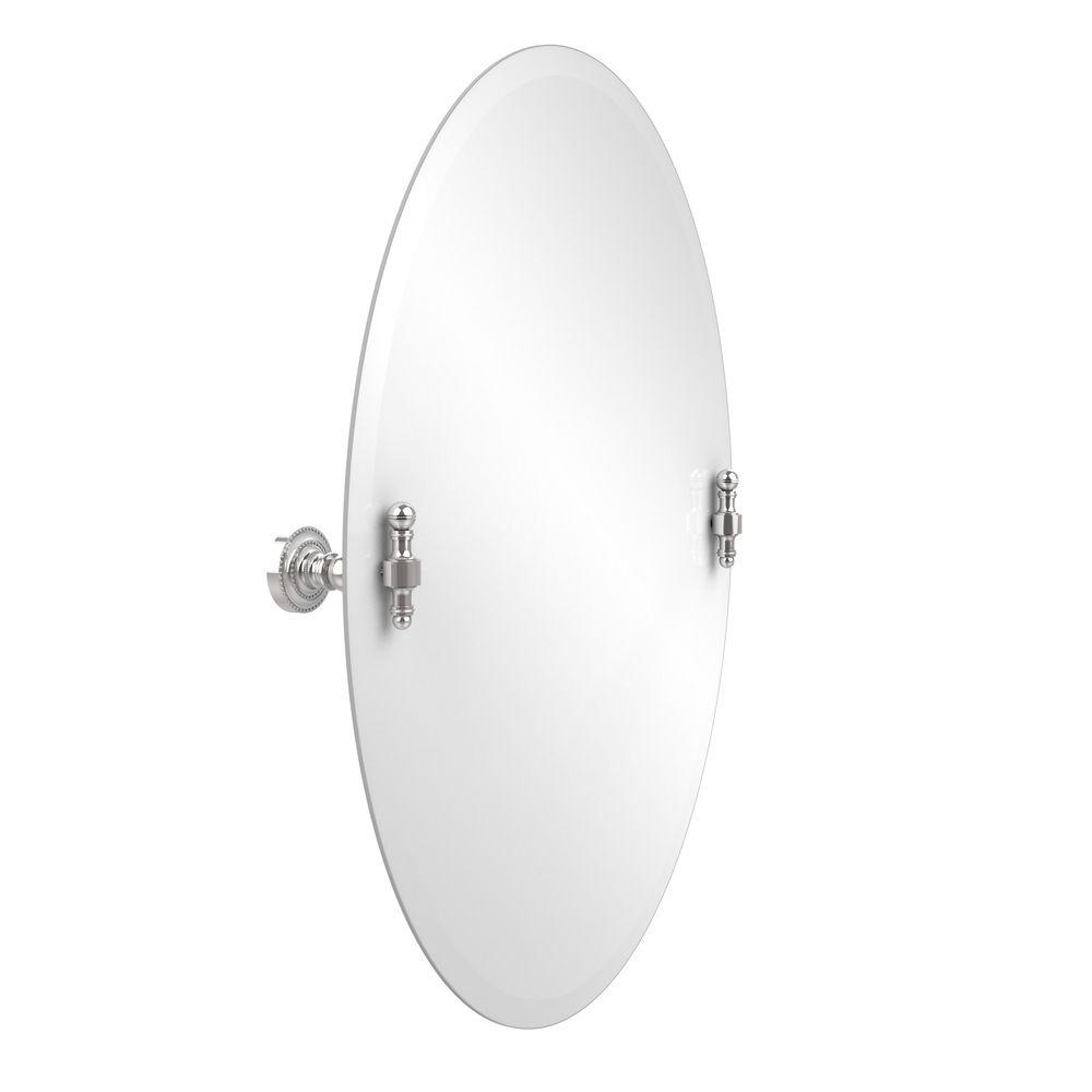 Oval Tilt Bathroom Mirrors Bath The Home Depot