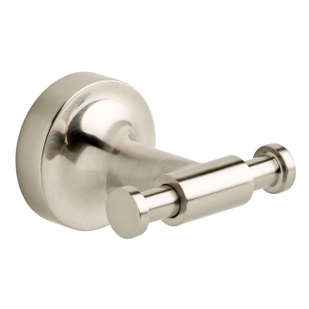 Franklin Brass Voisin Double Towel Hook in Brushed NickelVOI35SN