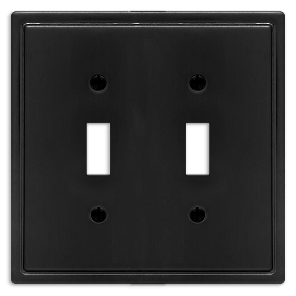 matte black light switch covers