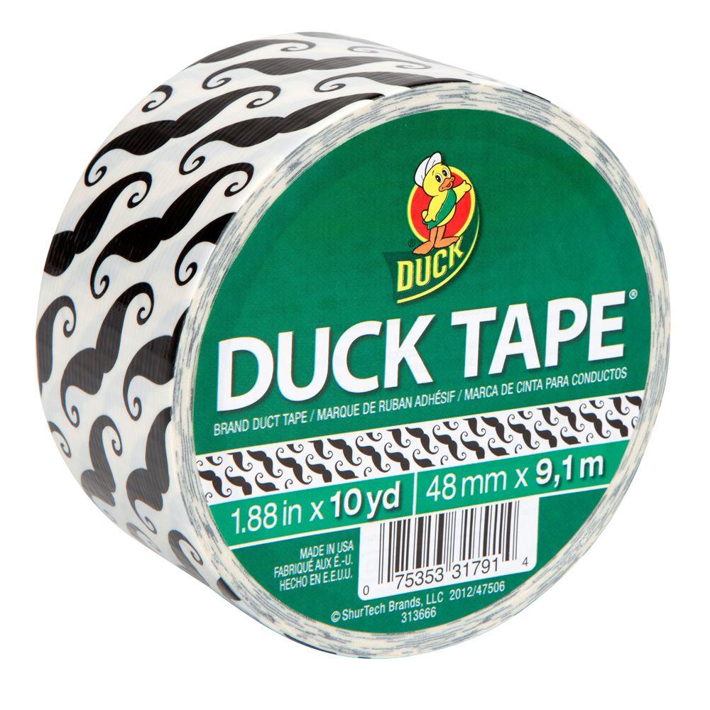 Duck 1.88 in. x 10 yds. Mustache Duct Tape-280912 - The Home Depot