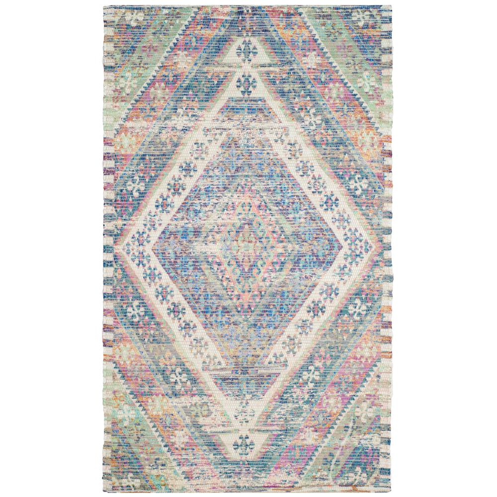 Safavieh Saffron Royal Blue Fuchsia 3 Ft X 5 Area Rug