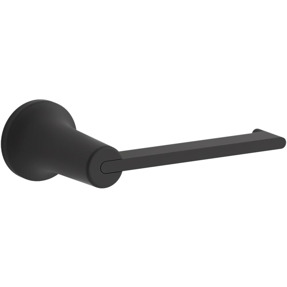 KOHLER Setra Toilet Paper Holder in Matte BlackKR26693BL The Home