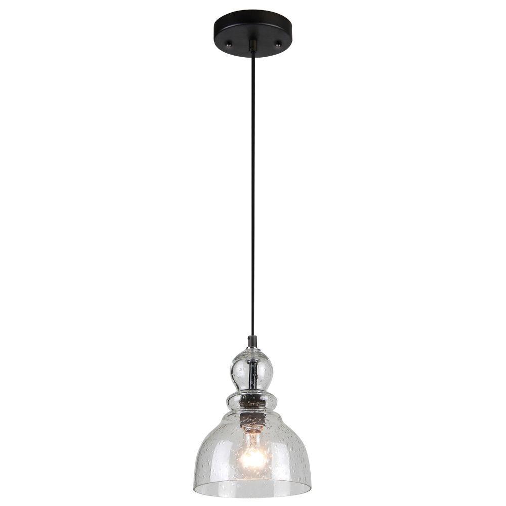 Westinghouse 1 Light Oil Rubbed Bronze Adjustable Mini Pendant With   Oil Rubbed Bronze Westinghouse Pendant Lights 6100800 64 1000 