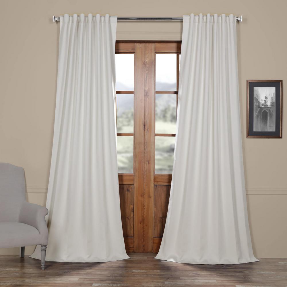 Exclusive Fabrics & Furnishings Smokey Cream Beige Blackout Room