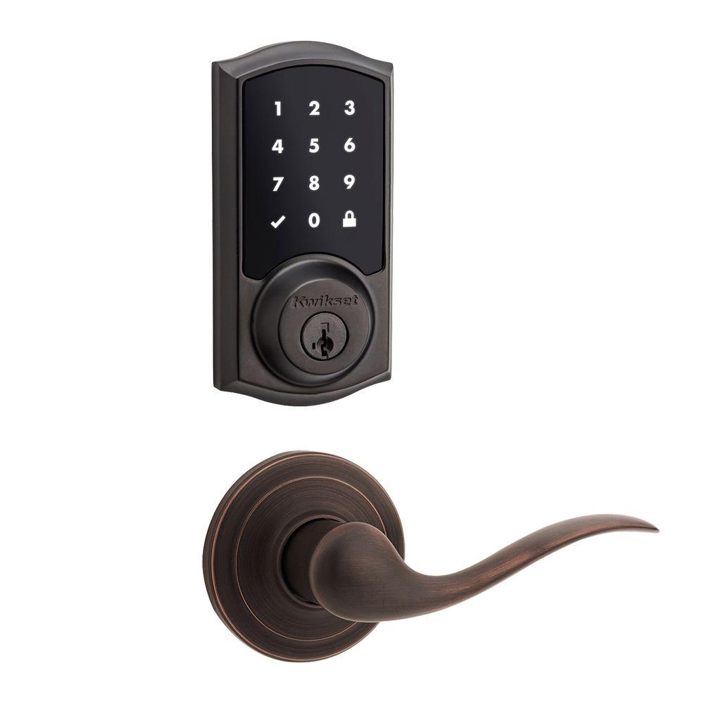 Kwikset SmartCode 915 Touchscreen Bronze Single Cylinder