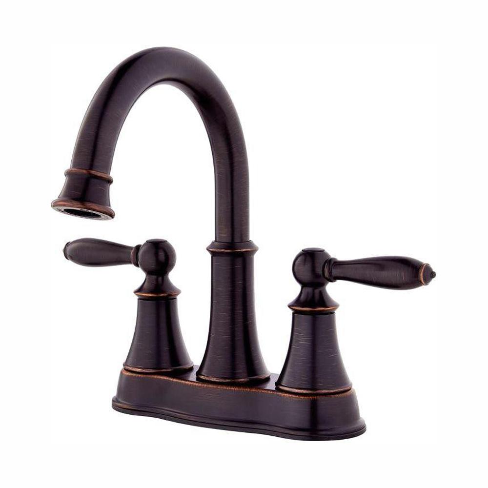 Pfister Courant 4 in. Centerset 2Handle Bathroom Faucet in Tuscan