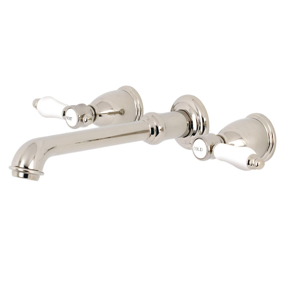 Kingston Brass Bel Air 2 Handle Wall Mount Roman Tub Faucet Filler
