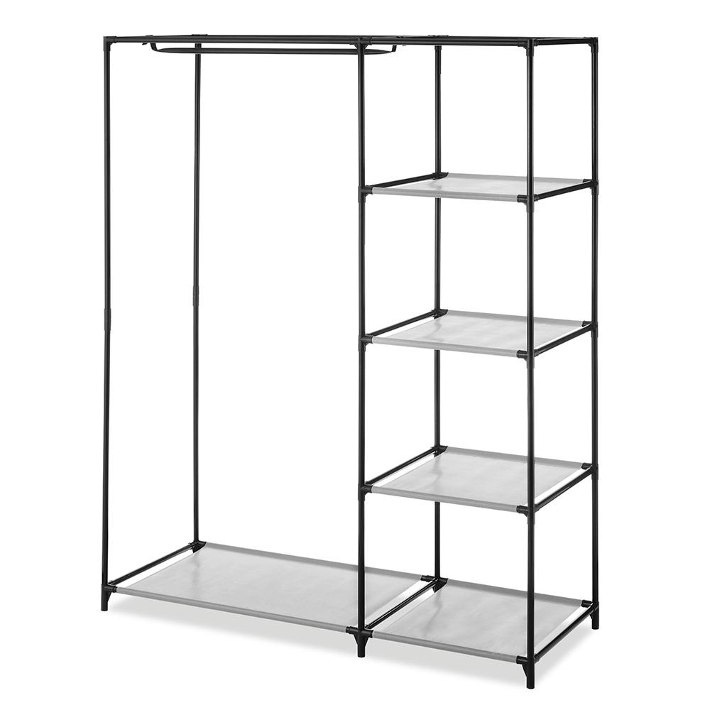 Whitmor 46 25 In X 58 Plastic Garment Rack Closet System Whitmor 46 25 In X 58 Plastic Garment Rack Closet System