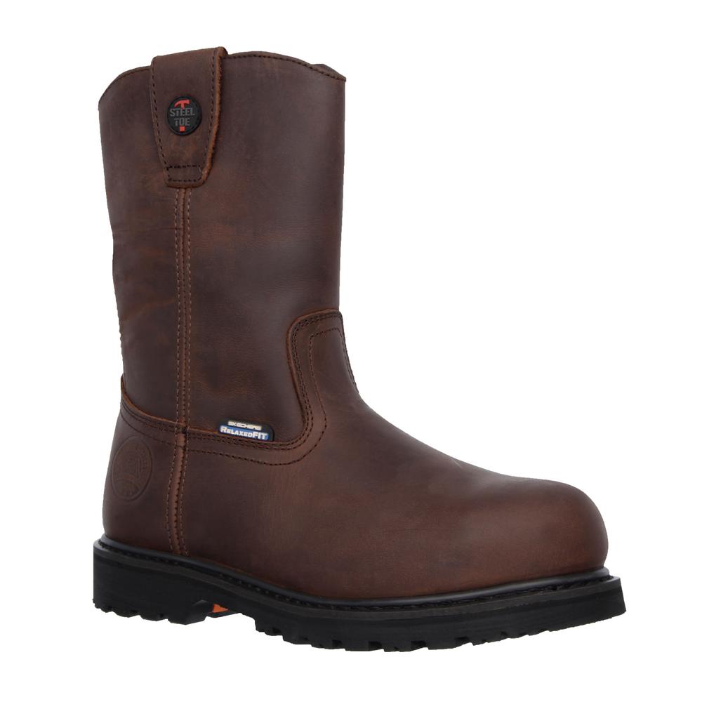 skechers work hartan steel toe