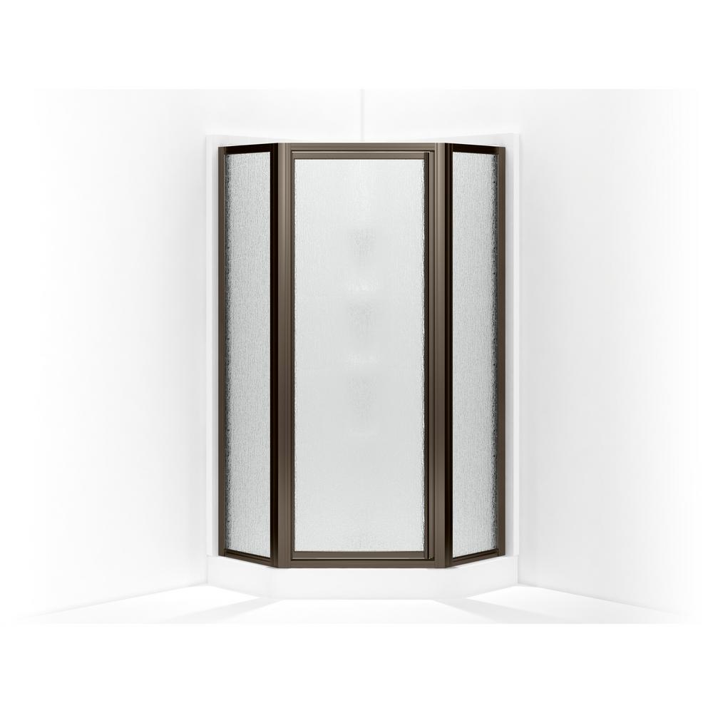STERLING Intrigue 361/8 in. x 72 in. NeoAngle Shower Door in Deep Bronze with HandleSP2275A