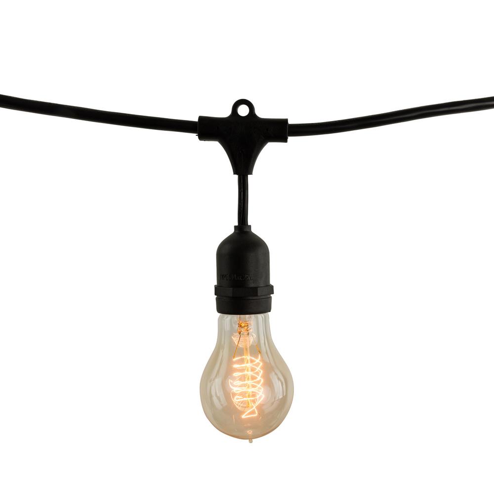 Bulbrite 14 Ft 10 Socket With 25 Watt A19 Incandescent String Light Bulbrite 14 Ft 10 Socket With 25 Watt A19 Incandescent String Light Set