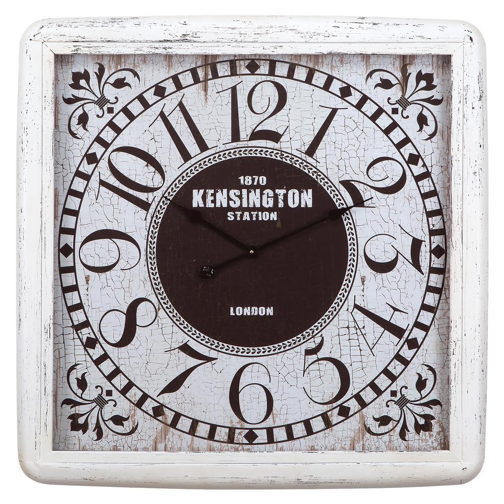 Square Wall Clocks The Home Depot - London Clock Company Square Glass Wall Black Square Wall Clocks The Home Depot - London Clock Company Square Glass Wall Black