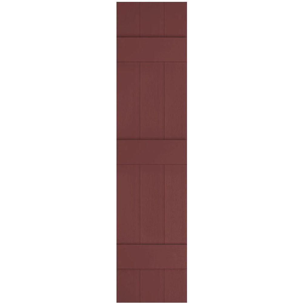 Limited Lifetime Warranty 10 5 Exterior Shutters Doors 10 1 2 In X 95 Lifetime Vinyl Custom Three Board
