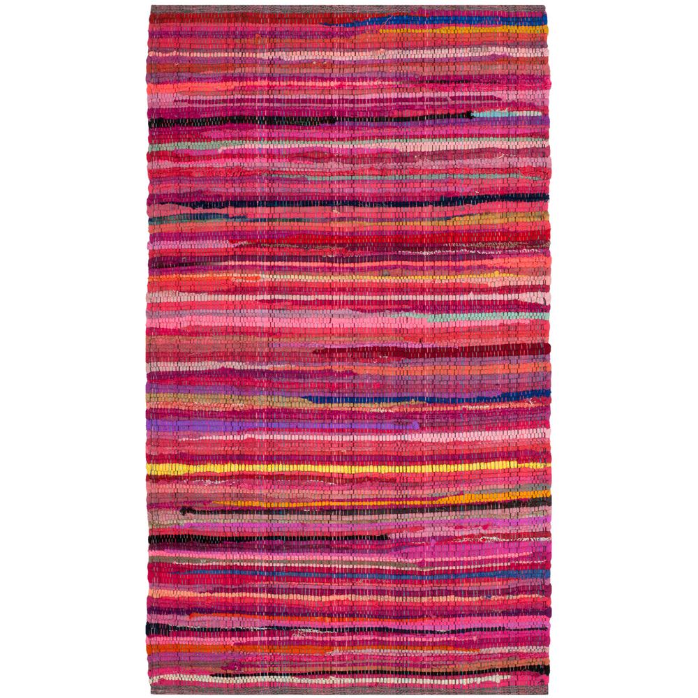 Safavieh Rag Rug Red/Multi 3 ft. x 4 ft. Area RugRAR240D24 The Home
