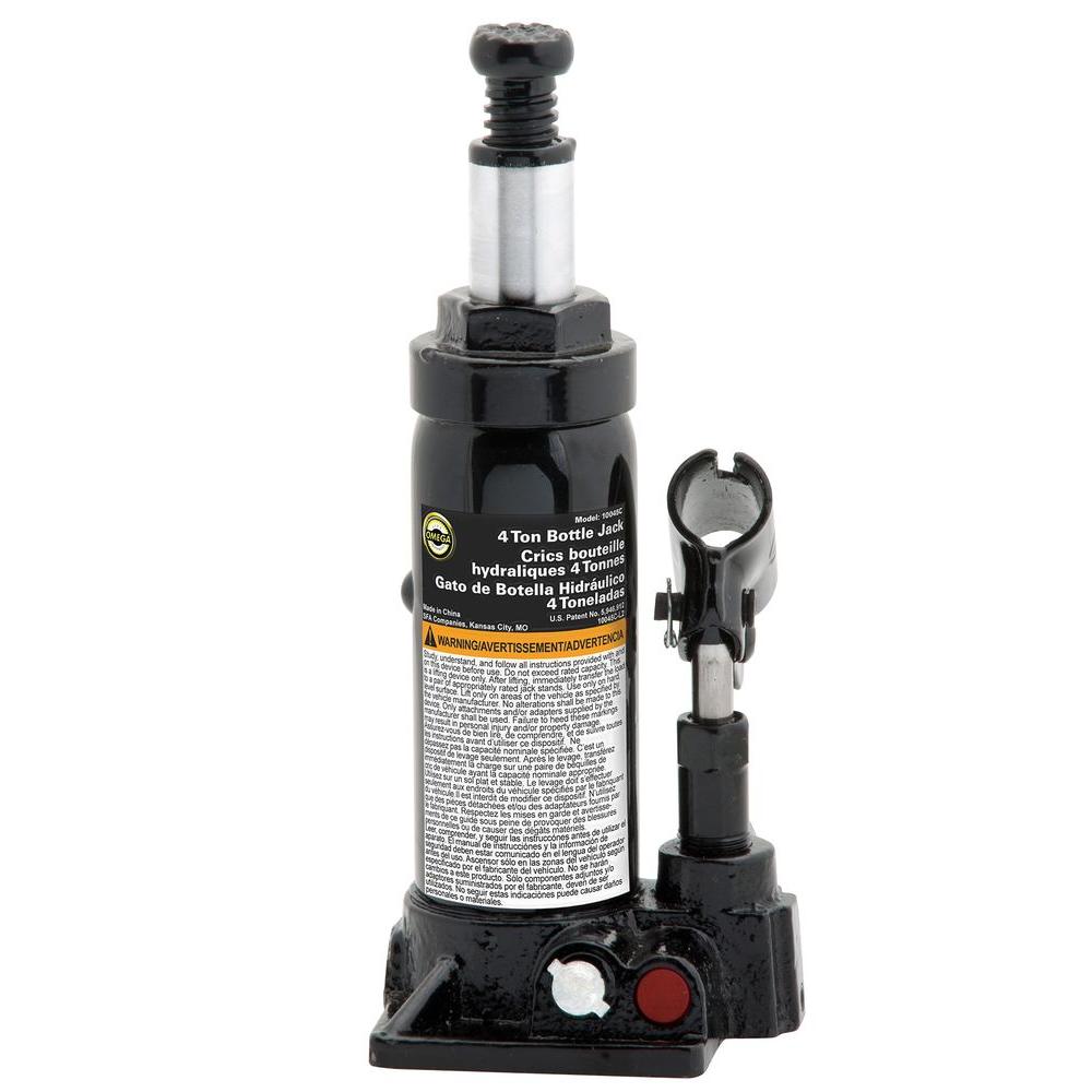 Omega 4Ton Hydraulic Bottle Jack10045B The Home Depot