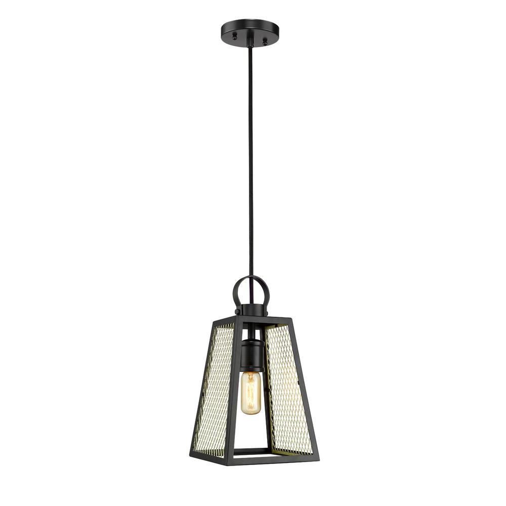 Golden Lighting Abbott 1 Light Black And Gold Pendant 3239 M Blk Sb Golden Lighting Abbott 1 Light Black And Gold Pendant 3239 M Blk Sb The Home Depot