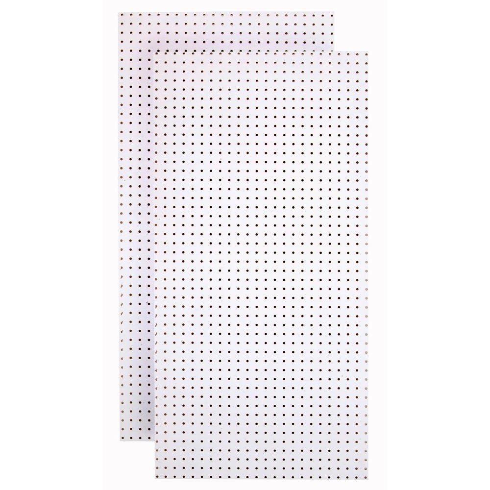 1/4 in. x 4 ft. x 8 ft. Tempered Pegboard-210552 - The Home Depot