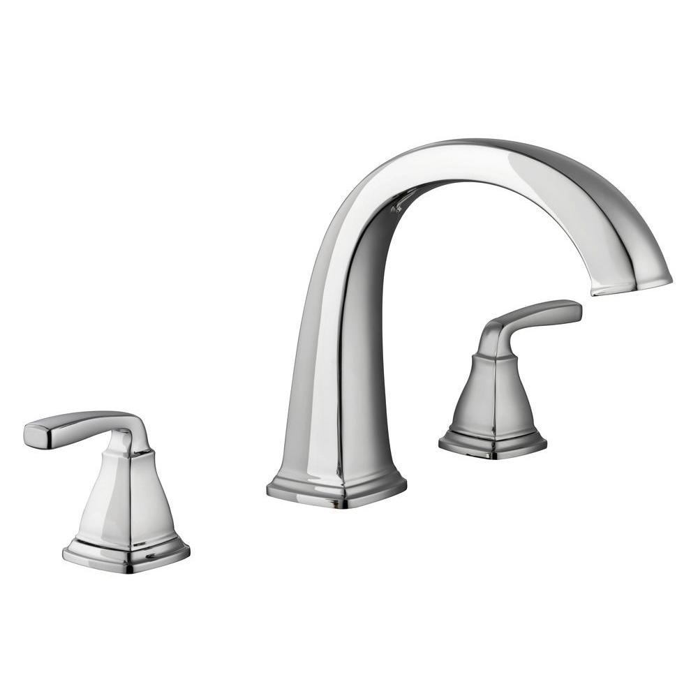 Glacier Bay Mason 2 Handle Deck Mount Roman Tub Faucet In Chrome