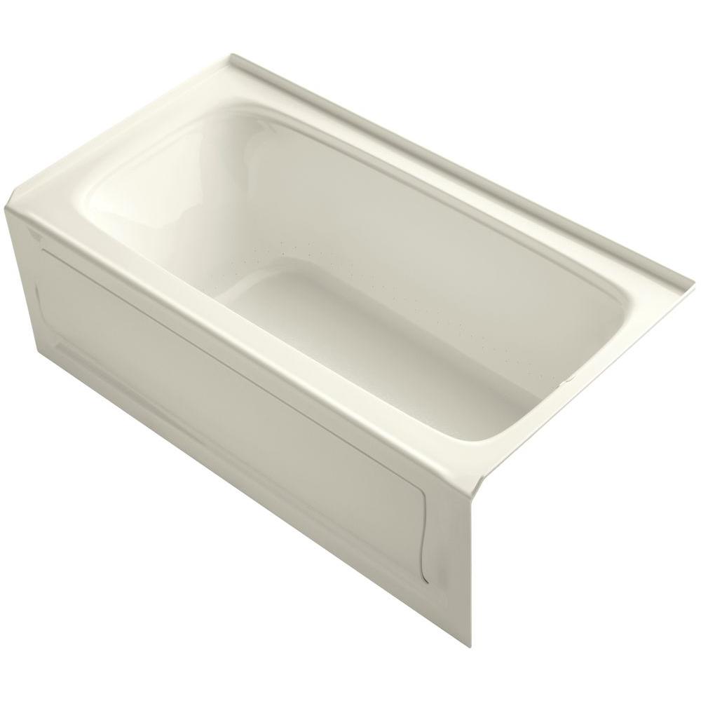 KOHLER Devonshire 5 ft. Acrylic LeftHand Drain Rectangular Alcove