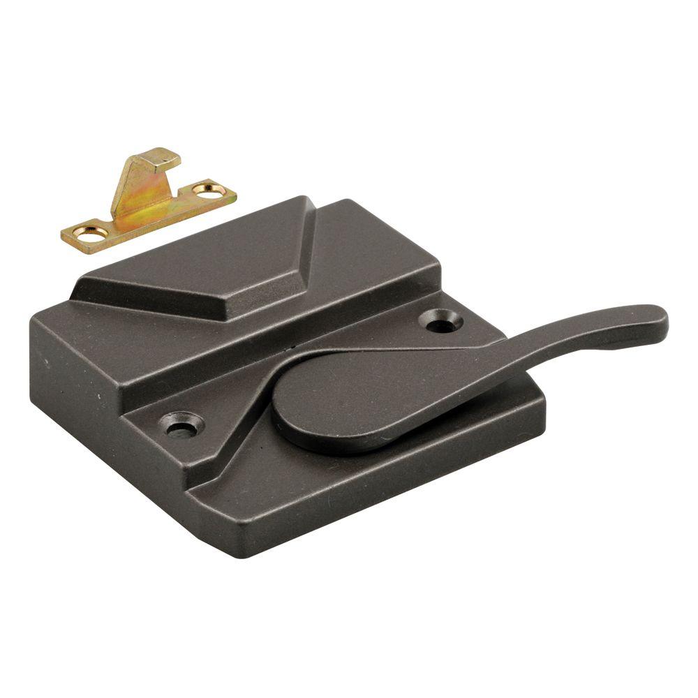 PrimeLine Right Hand Bronze Wood Casement LockH 3573 The Home Depot
