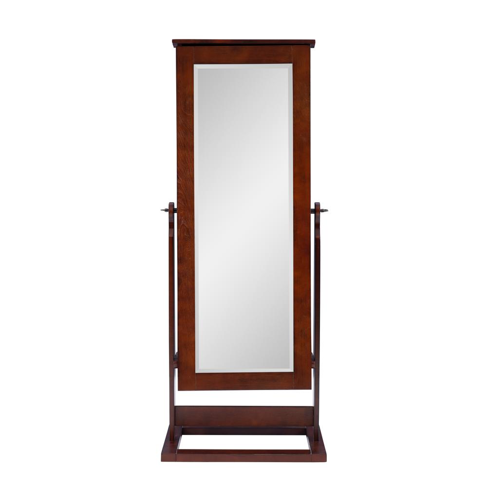 Powell Company Cheval Jewelry Armoire With Mirror Walnut 597 514 The Home Depot - Rectangle Jewelry Armoire Cheval Mirror Powell Company Cheval Jewelry Armoire With Mirror Walnut 597 514 The Home Depot - Rectangle Jewelry Armoire Cheval Mirror