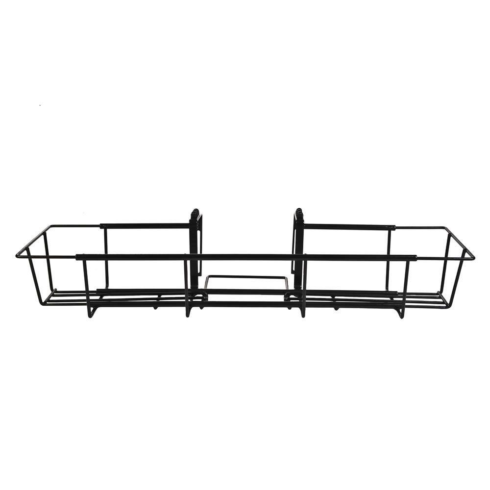 Planter Hook Hanger Bracket Outdoors The Home Depot Black Adjule And Expandable Flower Box Holder