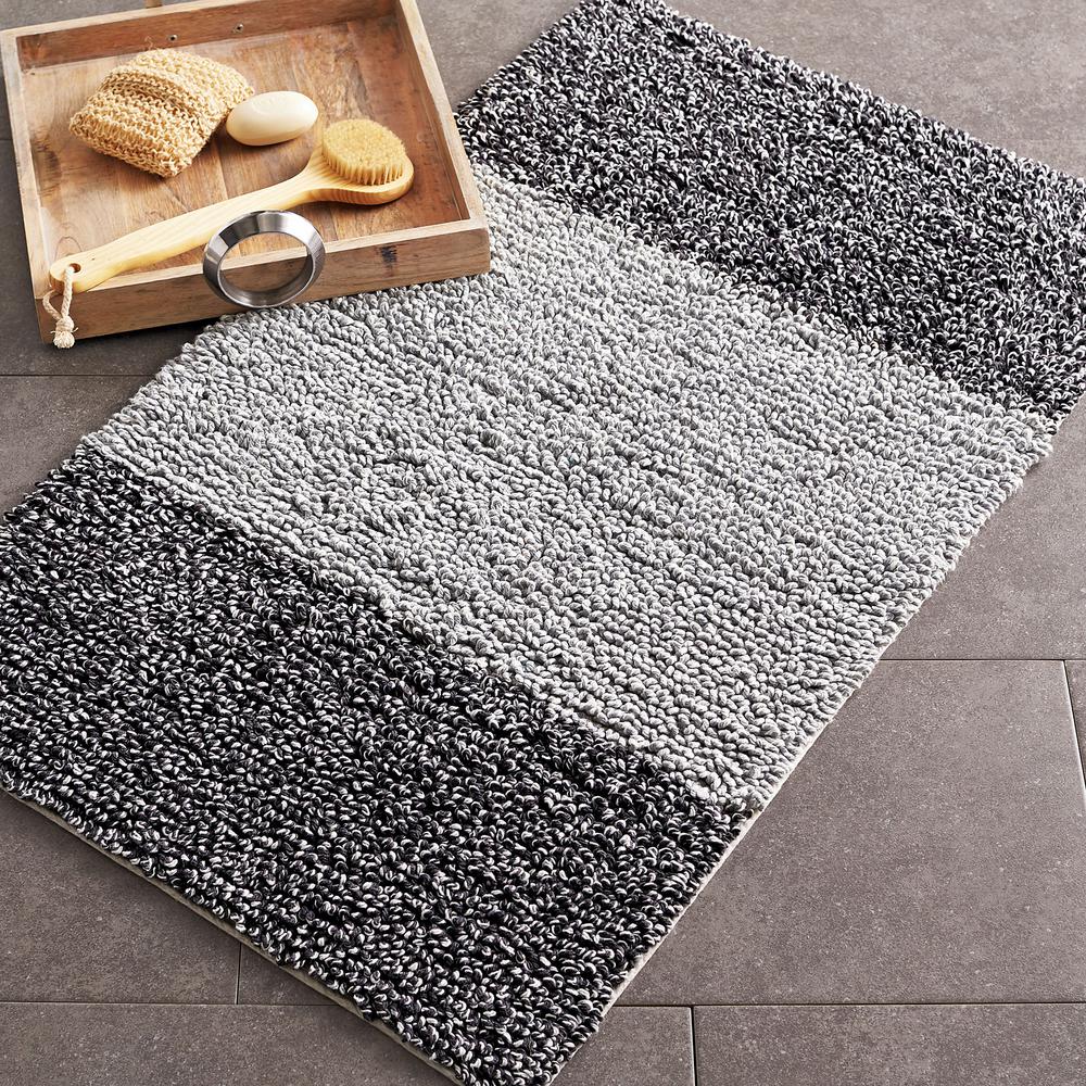 The Company Store Melange Chunky Loop Gray 21 in. x 34 in ...