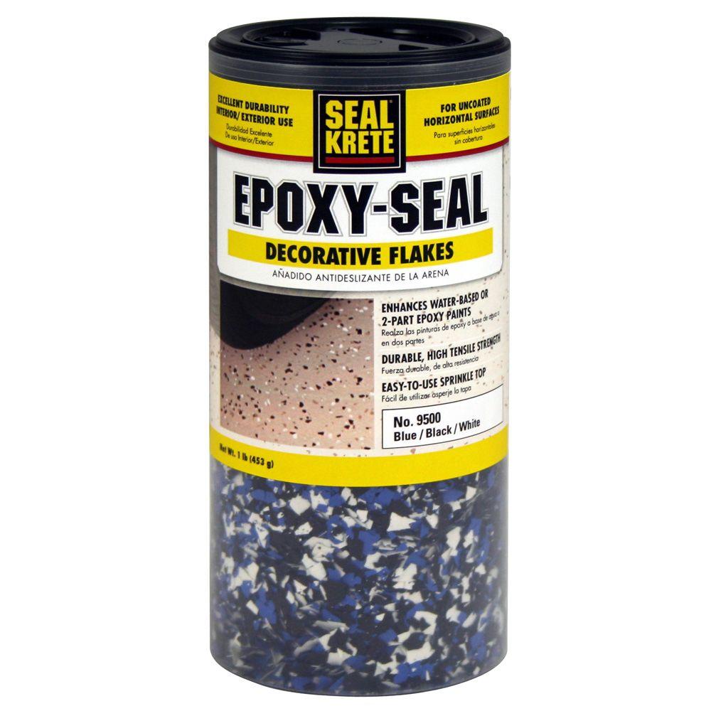 UPC 015944950014 product image for Seal-Krete 1 lb. Epoxy Flakes (Blue/White/Black), Blue Multi | upcitemdb.com