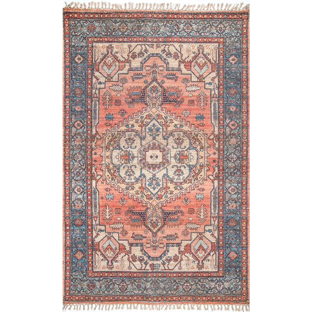 nuLOOM Andrea Vintage Medallion Multi 8 ft. x 10 ft. Area RugSVIN12A