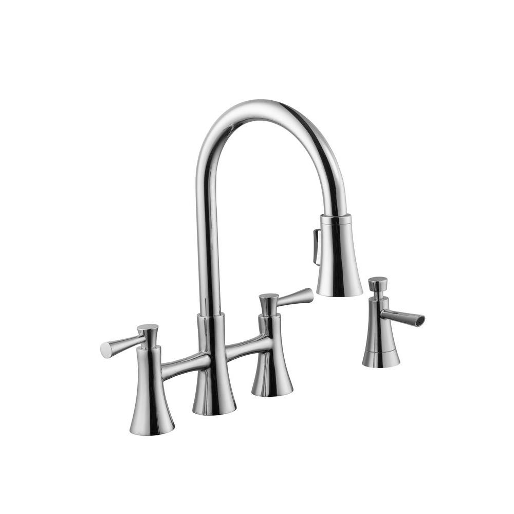 Schon Bridge Faucets Kitchen Faucets The Home Depot