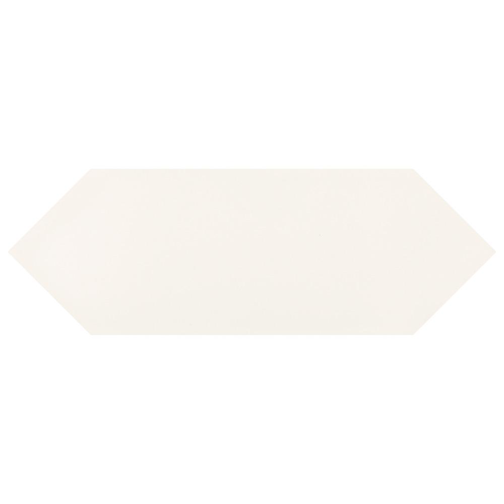 Kite White 4 in. x 11-3/4 in. Porcelain Subway Floor and Wall Tile (11.81 sq. ft. / case)