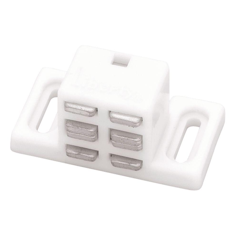 Liberty 2 In White Hi Rise Heavy Duty Magnetic Door Catch With