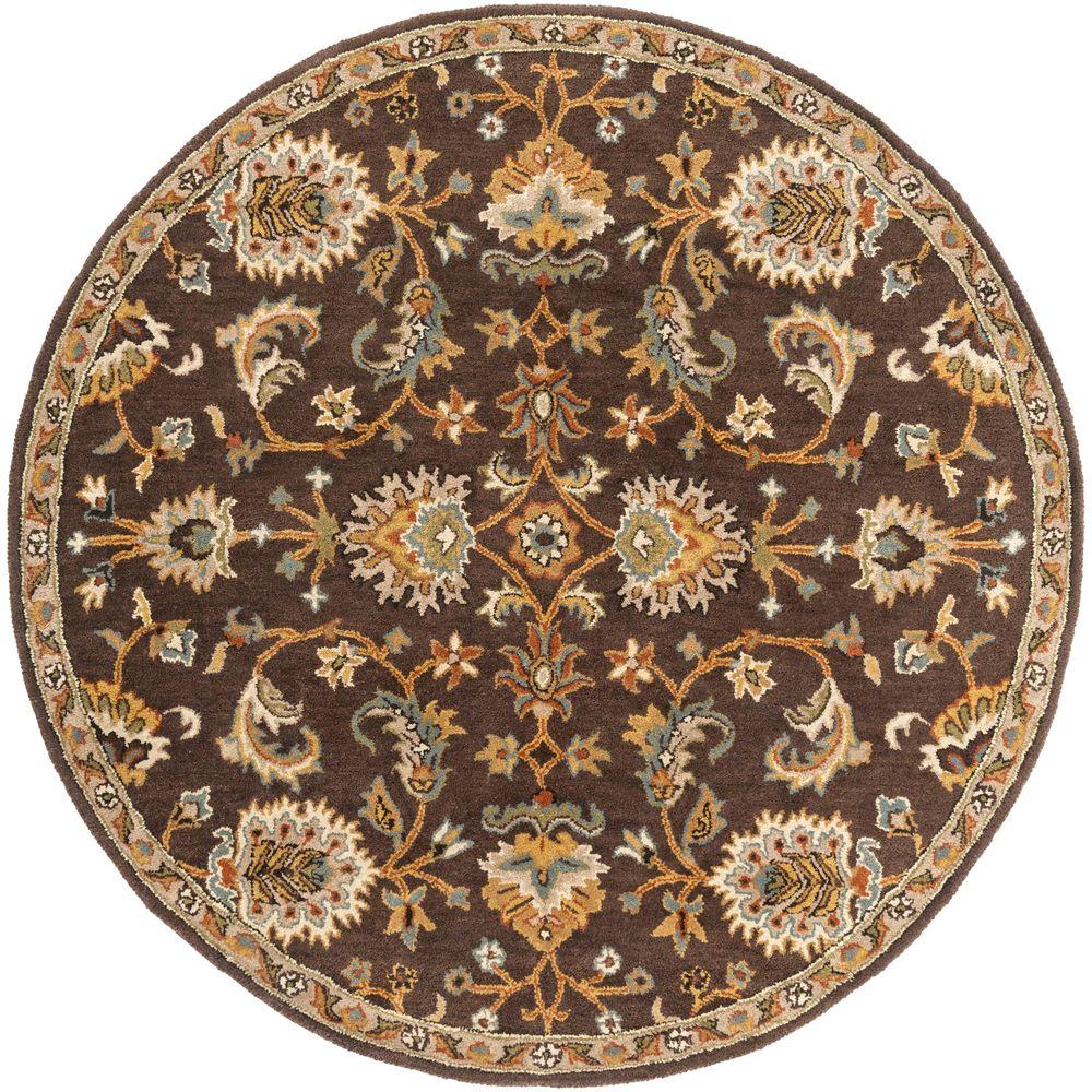 Artistic Weavers Middleton Mallie Light Brown 8 Ft. X 8 Ft. Round 