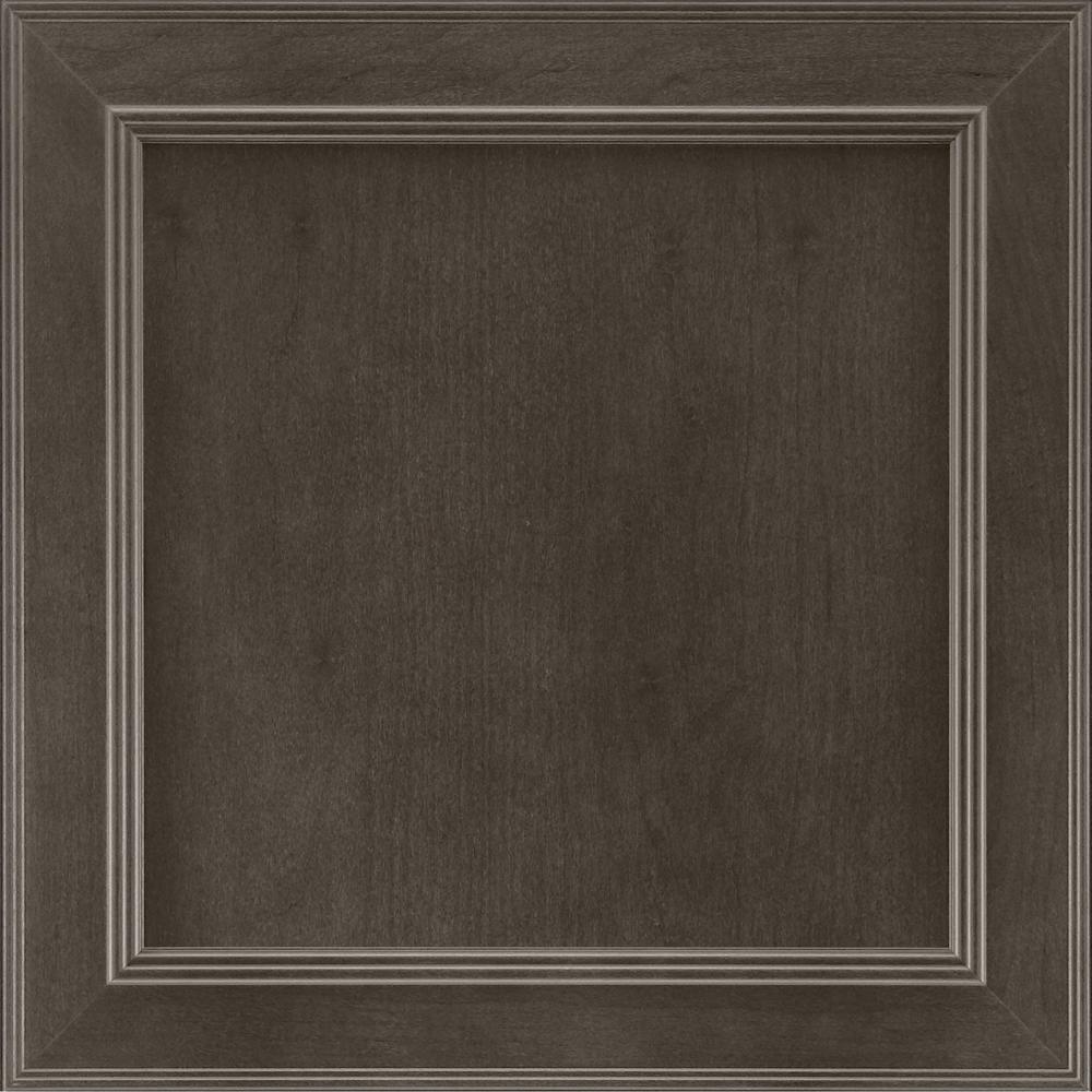 American Woodmark 13 In X 12 7 8 In Cabinet Door Sample In Ashland Cherry Slate 96652 The Home Depot