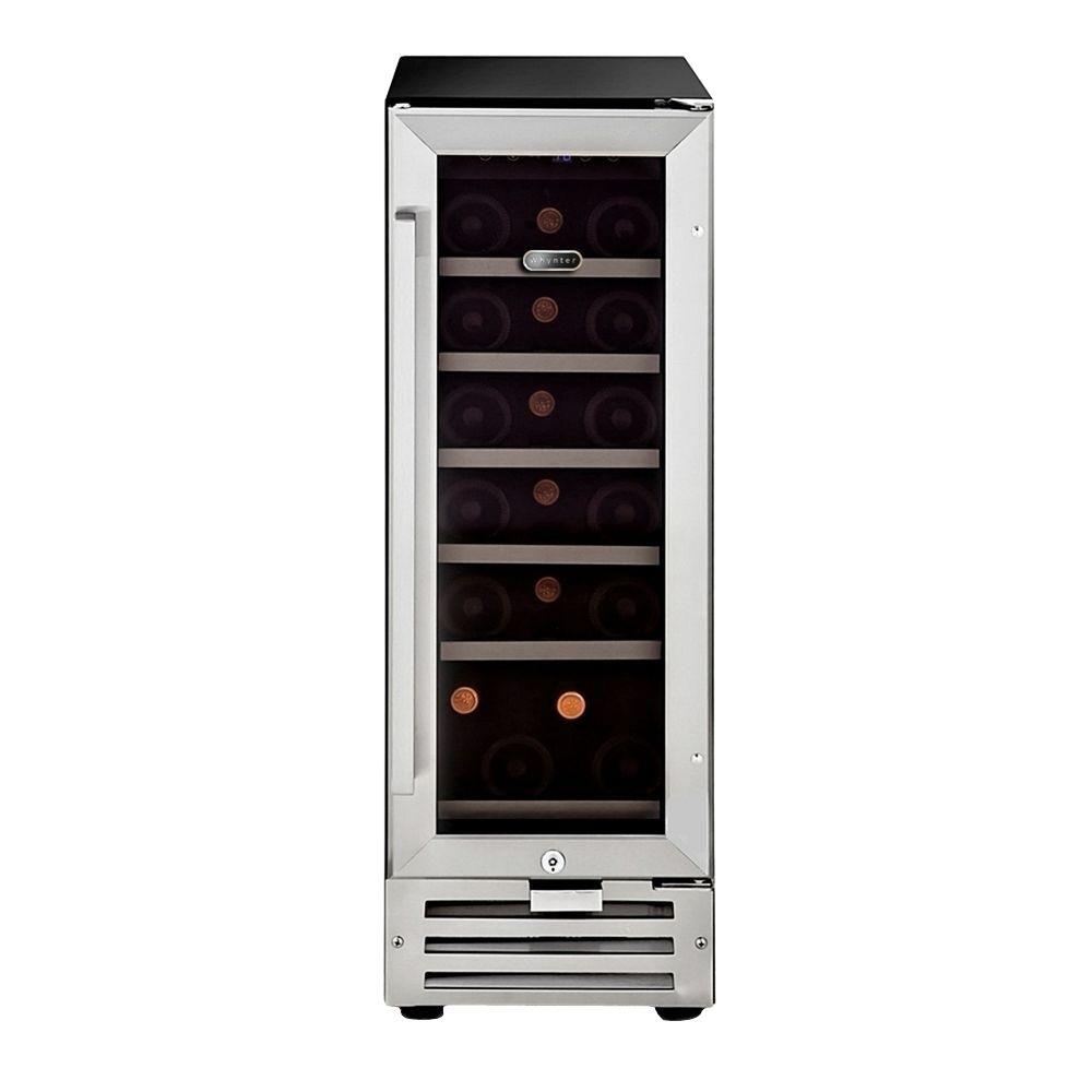 Whynter 18Bottle BuiltIn Wine Refrigerator in Stainless SteelBWR18SD The Home Depot